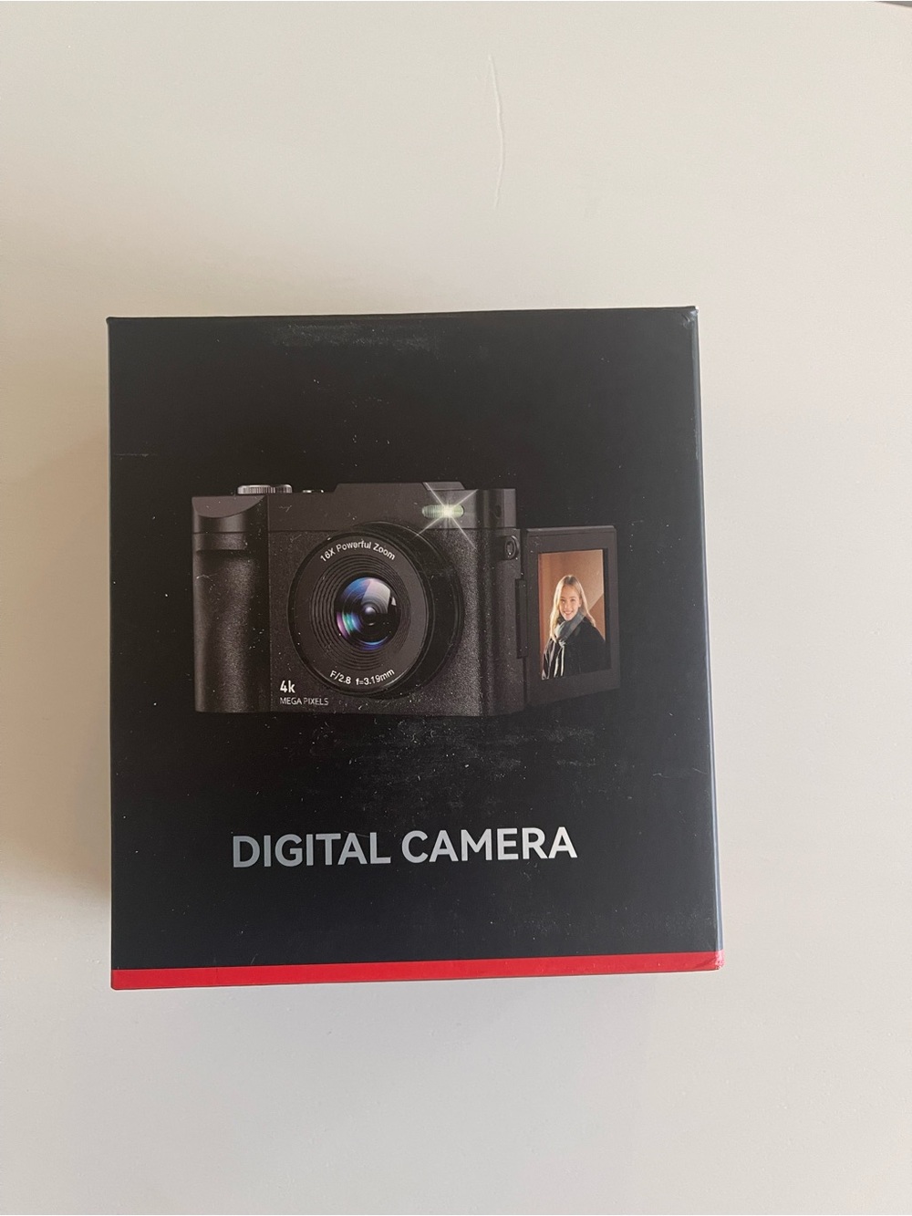 4K Digital Camera with Flip Screen